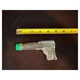 Glass Gun Candy Container w/lid