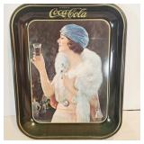 Coca-Cola Flapper Girl Replica Tin Tray