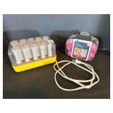 Clairol Style Setter Hot Rollers-powers on & Foam