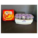 Conair More Big Curls Hot Rollers-powers on