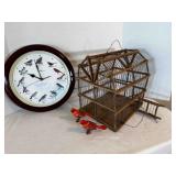 Howard Miller Bird Chirping Clock, Bird cage