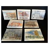 Tom Boepple Enid Oklahoma Christmas Cards 7 sets