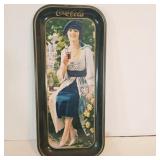 Coco Cola Advertising Tin Tray Replica, 19'x8ï¿½'