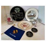 Oklahoma Serving tin Trays, OU Beer mug, coasters