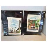 Pen & Water Color? By Harold Radgiff, Greenwich