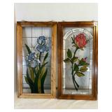 2-Faux Stained Glass, may be painted on, 11ï¿½'x22ï¿½'