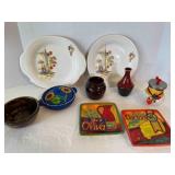 2 Tia Juana Plate & Platter, Bowl, Dipping Plates
