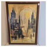 70's Wood Framed Print 22'x30'
