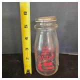 Half Pint Weibel's Home Dairy Milk Bottle