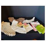 Crochet Collars & HandKerchieves-Vintage-9 total