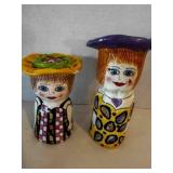 2 Susan Paley Salt & Pepper Shakers by Ganz