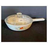 Corning Ware Wild Flower 6ï¿½' skillet w/lid P 83 B