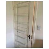 VHS Tape Over the Door Wire Rack Storage 7 shelves