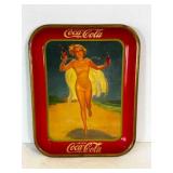 1937 Drink Coca Cola Tray 13'x10ï¿½ Vintage