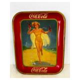 1937 Drink Coca Cola Tray 13'x10ï¿½ Vintage