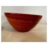Bauer No 18 Burnt Orange Mixing Bowl 8ï¿½'