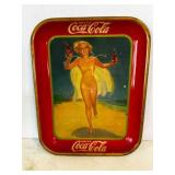 1937 Drink Coca Cola Tray 13'x10ï¿½ Vintage