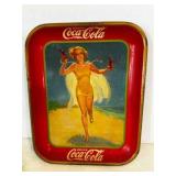 1937 Drink Coca Cola Tray 13'x10ï¿½ Vintage