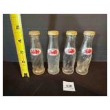 2 pr Pepsi Cola Salt & Pepper Shakers glass bottle