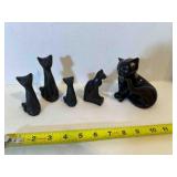 Black Cat Collection, Egyptian cat may be carved