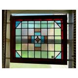 Stained Glass wood Framed window 25'x21'