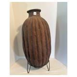 Large Pottery Urn Vessel Vase 28ï¿½' tall