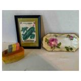 Framed Seed package, Prussia trinket dish