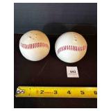 Baseball Salt & Pepper Shaker Hard plastic marked