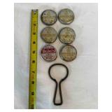 Milk Bottle Opener w/metal milk bottle caps