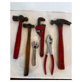 Hammers, Pliers, Wrenches, Crescent & Pipe