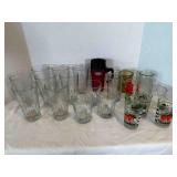 8-Heavy 6ï¿½' tall Glass Drinking Glasses, and