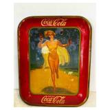 1937 Drink Coca Cola Tray 13'x10ï¿½ Vintage