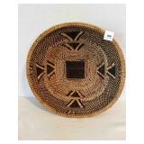 Woven Basket Native American? Unsigned 12'