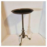 Brass Small Side Table 19' tall by 10' wide