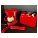 Red Proctor Silex Coffee 4 cup pot, Red KitchenAid