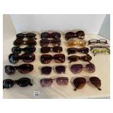 18 pair Sunglasses, 3 pair Reading Glasses