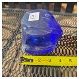Large Cobalt Blue Slag Glass Rock