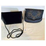 Black Velvet & Beaded Evening Hand Bags Purses