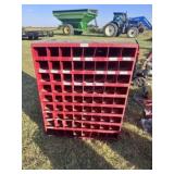 72 hole bolt bin