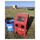 small bench top sand blasting cabinet
