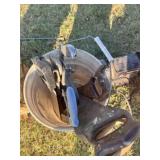 5 gallon bucket full of hand saws