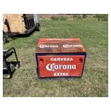 vintage Corona cooler itï¿½ has a bottle opener and