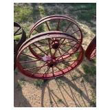 2 - Antique/Vintage Steel Wheels
