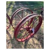 2 - Antique/Vintage Steel Wheels