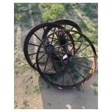 3 - Antique/Vintage Steel Wheels
