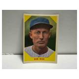 1960 #34 Sam Rice Baseball Greats Card