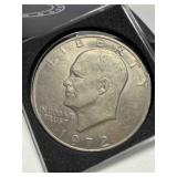 1972 Liberty silver dollar