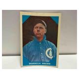 1960 #9 Mordecai Brown Baseball Greats Card