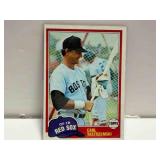 1981 TOPPS HOF CARL YASTRZEMSKI CARD