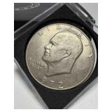 1972-D Liberty silver dollar